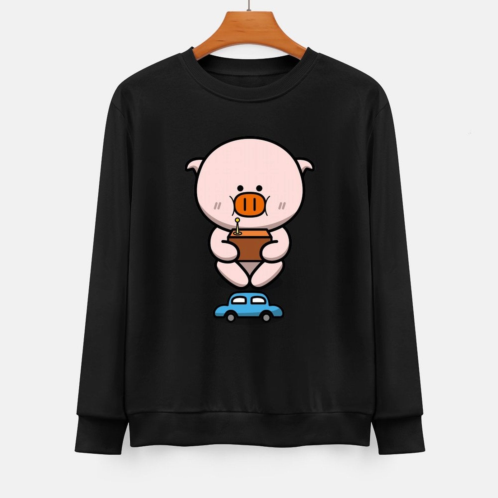 Front Patterned Long Sleeve TopAllDay Retro